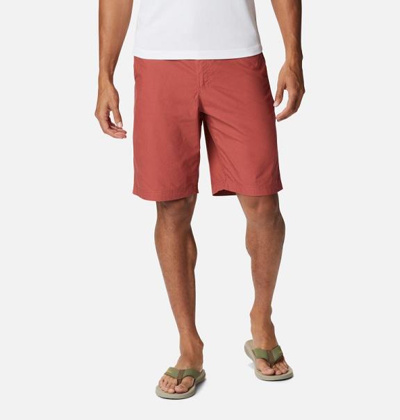 Columbia Washed Out Shorts Red For Men's NZ69752 New Zealand